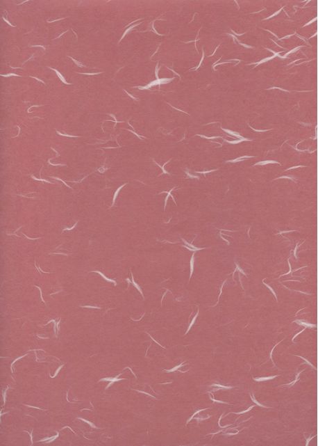 Véritable Tairei vieux rose flammé blanc (47x64)