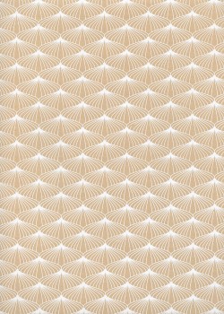 Ombrelle beige et blanc (50x70)