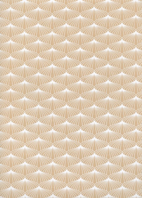 Ombrelle beige et blanc (50x70)