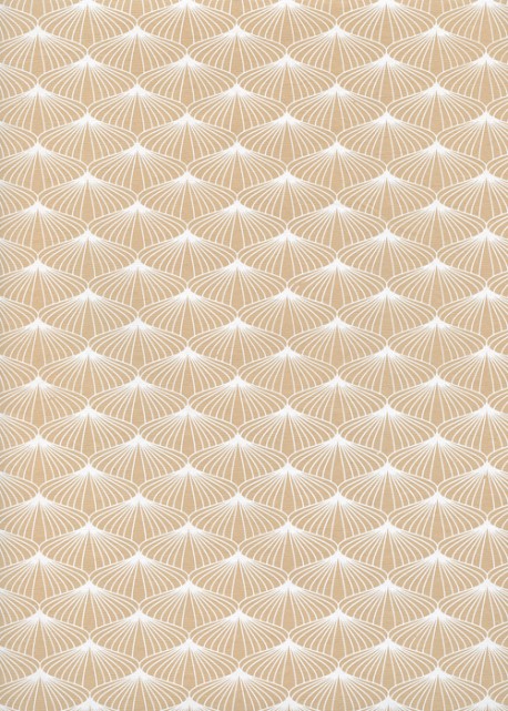 Ombrelle beige et blanc (50x70)