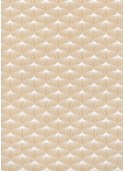 Ombrelle beige et blanc (50x70)
