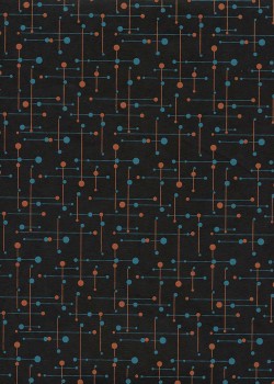 Atome fond noir (50x70)