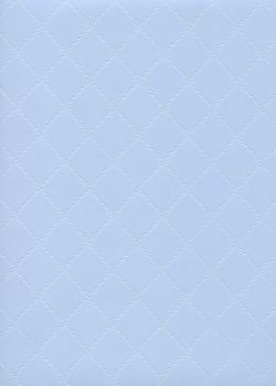 Simili cuir "Diamond" bleu ciel