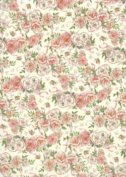 Petites roses aux rubans (70x100)