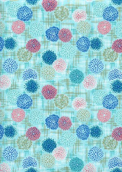 Véritable Yuzen (52x65.5) N°59 turquoise