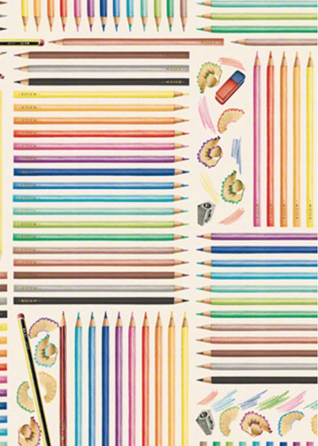 Les crayons de couleur (70x100)