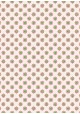 Semis de petites fleurs stylisées roses et vertes (70x100)