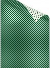 Recto verso "Pois ivoire fond vert / Pois vert fond ivoire" (70x100)