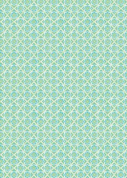 "Mosaïque" vert tendre (70x100)