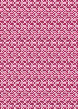 Labyrinthe ambiance framboise (70x100)