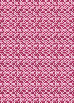 Labyrinthe ambiance framboise (70x100)