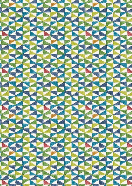 Les triangles bleus et verts (70x100)