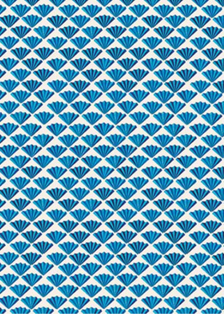 Eventail bleu (70x100)