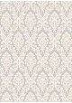 "Tapisserie" motif baroque fond gris (70x100)