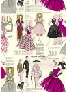La mode parisienne ton pourpre (70x100)