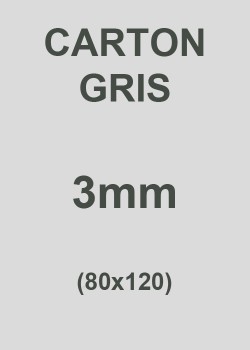 Carton gris 3mm (76X106)