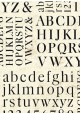 Alphabet et chiffres noirs (70x100)