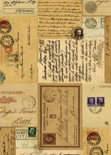 Cartes postales 2 tons marron (70x100).