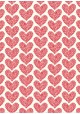 Coeurs de roses rouges (50x70)