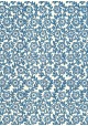 Tapissserie fleurs bleues