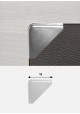Angles triangle argent (16x16mm) - Lot de 50