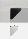 Angles triangle canon de fusil (16x16mm) - Lot de 25