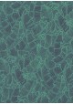 Feuilles de bananier ton turquoise (50x70)