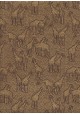 Les girafes or sur fond chocolat (50x70)