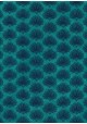 Lokta palmes fond turquoise (50x75)