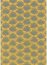 Papier lokta palmes fond jaune (50x75)