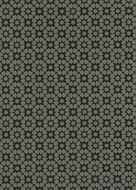 Lokta Istanbul gris ciment et noir (50x75)