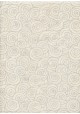 Lokta spirale argent fond naturel (50x75)