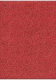 Lokta spirale noire fond rouge (50x75)