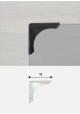 Angles lune canon de fusil (15x15mm) - Lot de 100