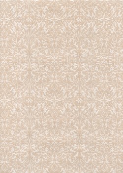 "Ornement" blanc nacré fond rose fané (54x78)