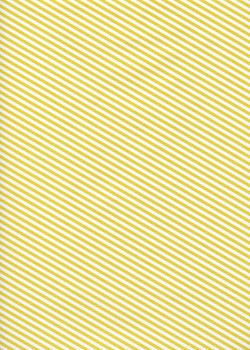 "Kraft fantaisie" rayures diagonales jaunes fond blanc (70x100)