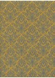 Lokta barocco jaune moutarde (50x75)