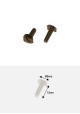 Vis bronze 12mm - Lot de 24