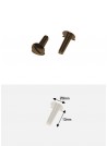 Vis bronze 12mm - Lot de 24