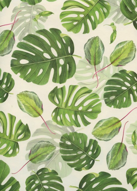 Feuilles de monstera (70x100)