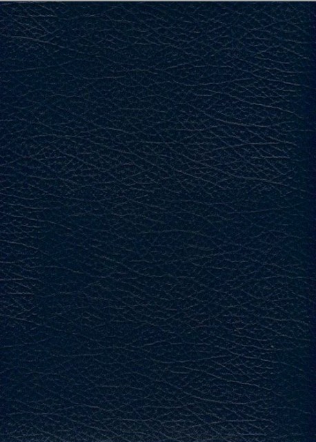 Simili cuir Skivertex "Chevreau" bleu marine.
