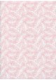 Plumage blanc fond rose (50x70)