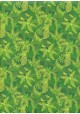 "Jungle" fond vert (50x70)