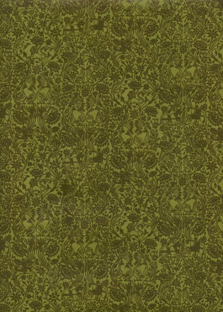 Sérénité fond vert anis (50x70)