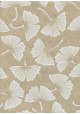 Lokta feuilles de Ginkgo biloba fond ficelle (50x75)