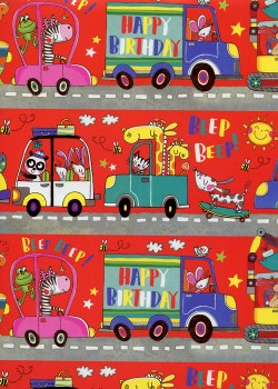 Le trafic routier des animaux (50x70)