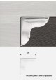 Angles tulipe argent (25x25mm) - Lot de 100