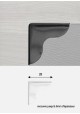 Angles tulipe canon de fusil (25x25mm) - Lot de 25