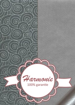 HARMONIE DUO Spirales anthracite et argent