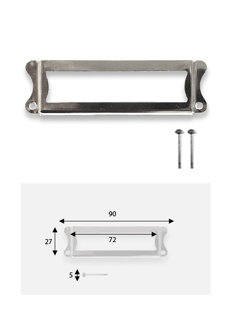 Porte-étiquette Compact pour planning atelier modulable